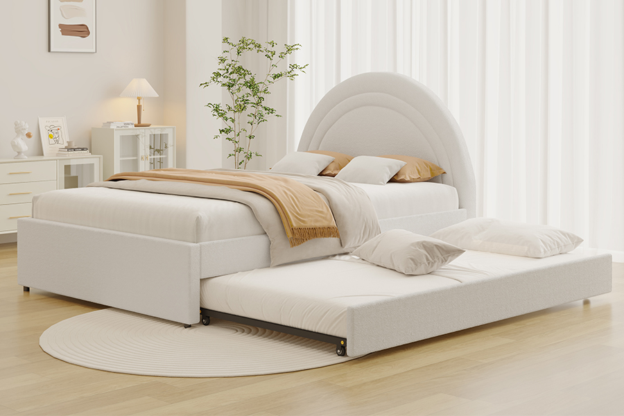 4542 Trundle Bunk stoppad böjd förvaringssäng ram