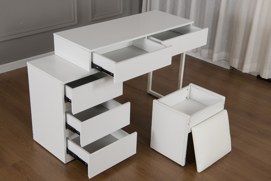 WSS992 Minimalistisk Pure White Sminkbord