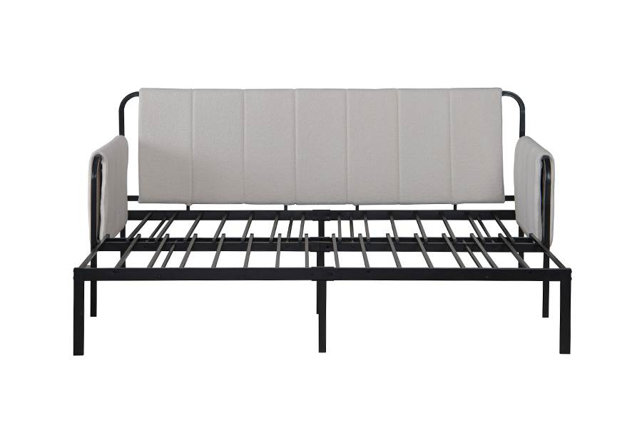 4712 Trundle Lammull Tyg Bäddsoffa