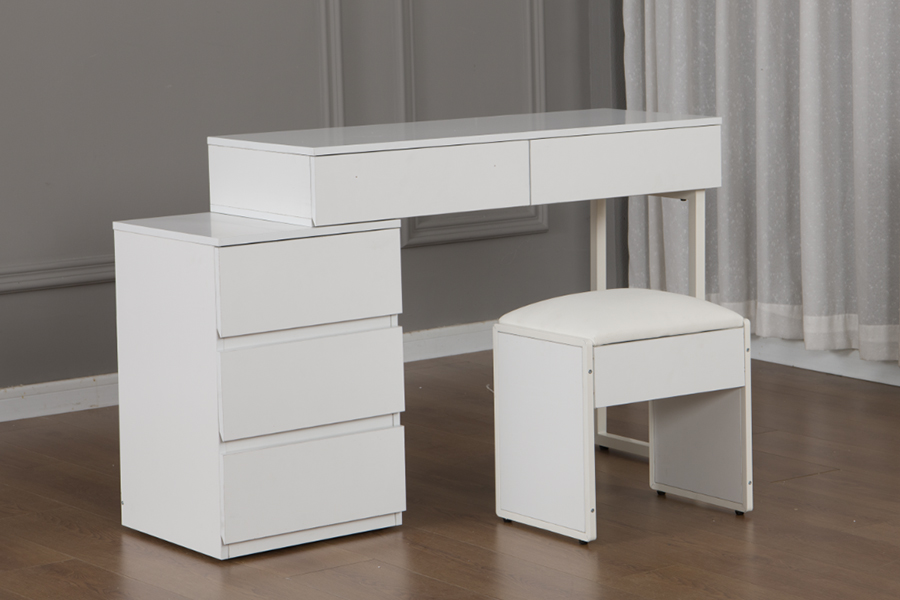 WSS992 Minimalistisk Pure White Sminkbord