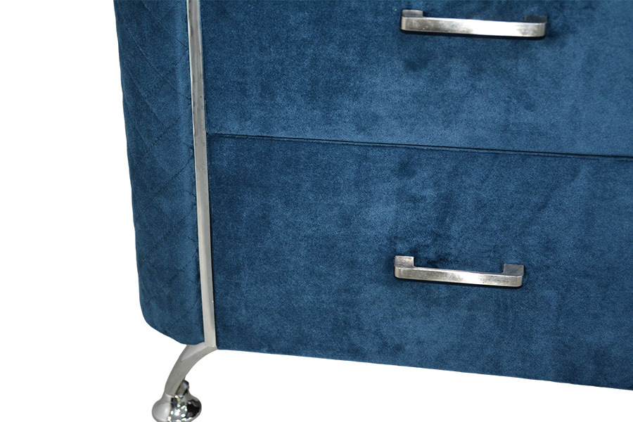 WSS954 Diamond Velvet Nattduksbord/ Sängbord