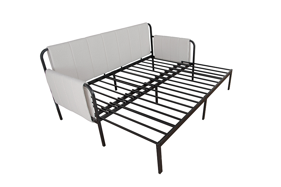 4712 Trundle Lammull Tyg Bäddsoffa