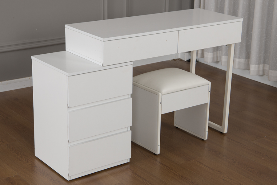 WSS992 Minimalistisk Pure White Sminkbord