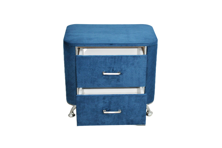 WSS954 Diamond Velvet Nattduksbord/ Sängbord