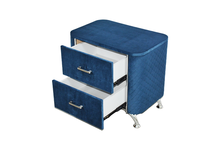 WSS954 Diamond Velvet Nattduksbord/ Sängbord