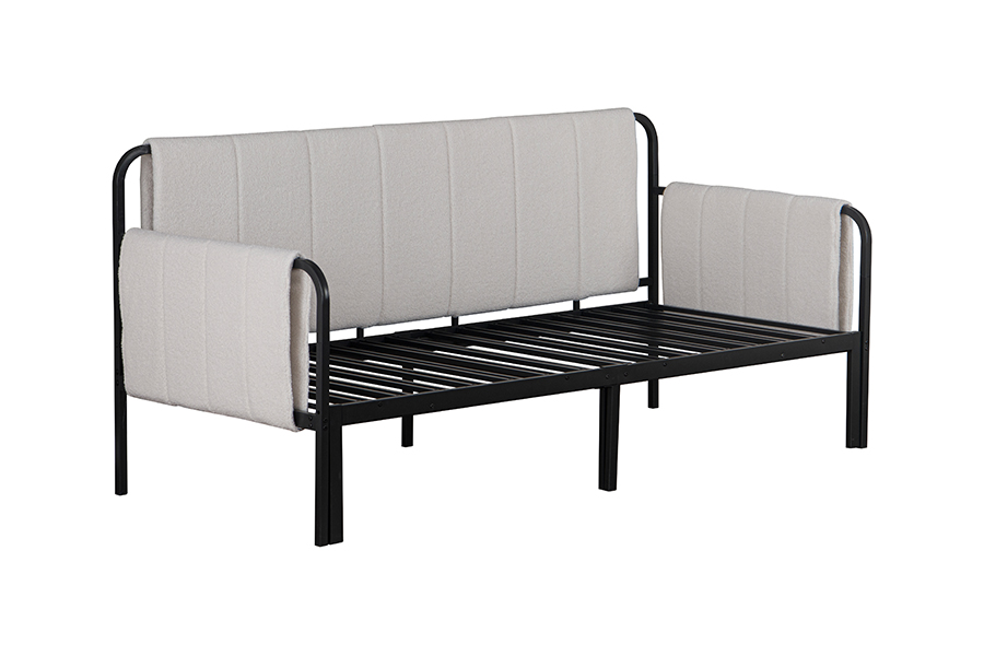 4712 Trundle Lammull Tyg Bäddsoffa