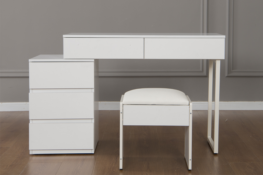WSS992 Minimalistisk Pure White Sminkbord