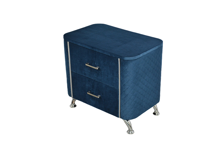 WSS954 Diamond Velvet Nattduksbord/ Sängbord