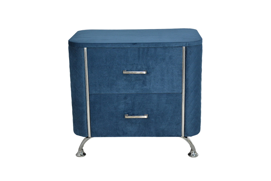 WSS954 Diamond Velvet Nattduksbord/ Sängbord