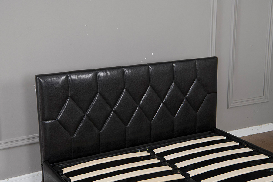 5031G Lyxig design Justerbar säng USB stoppad sängram