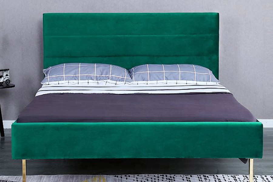 1347 lyxig king size-säng Modern design stoppad säng