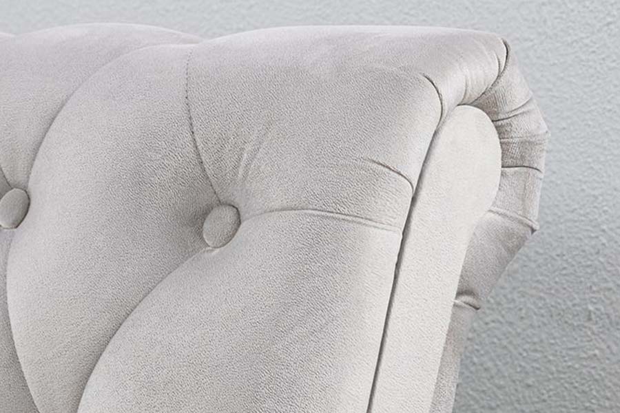 1563 Klassisk Sliver Sleigh Bed Stoppad säng