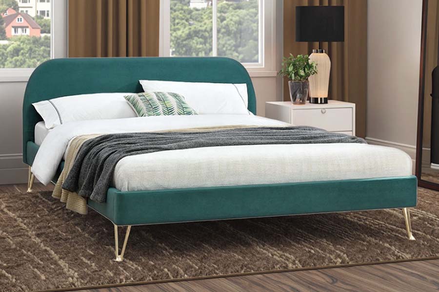 1475 högkvalitativ king size säng ram stoppad säng