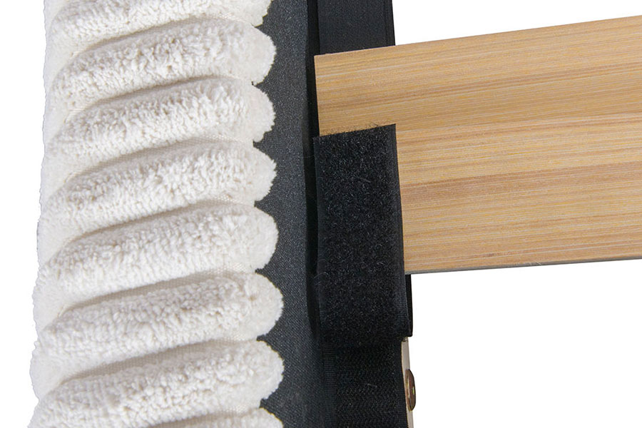 4256 Corduroy Kortfattad sänggavel stoppad säng
