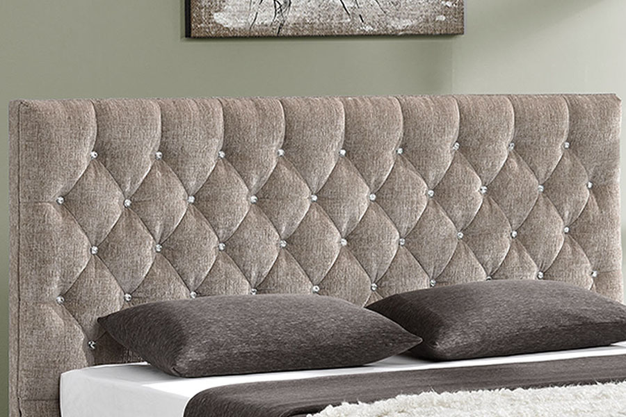 1151G Luxury Velvet Lift King Storage Tuftad sängram